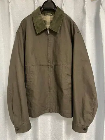 집업 숏 블루종 2025년제 올리브 L 사이즈 유니클로