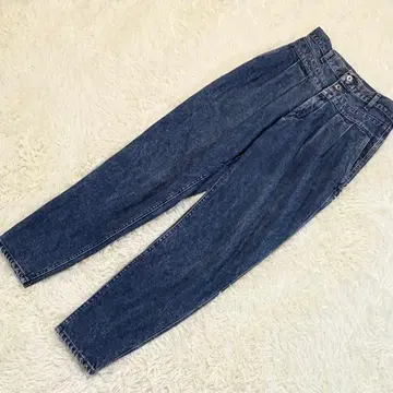 Lee 리 하이웨스트 투 턱 데님 팬츠 테이퍼드 90s풍