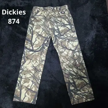 Dickies874 트리 카모 워크 팬츠 레어 W34