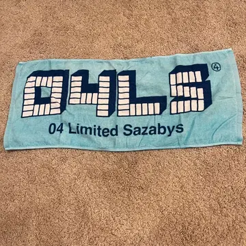04 Limited Sazabys 로고 타월