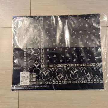 ALL COTTON WAREHOUSE 반다나 네이비