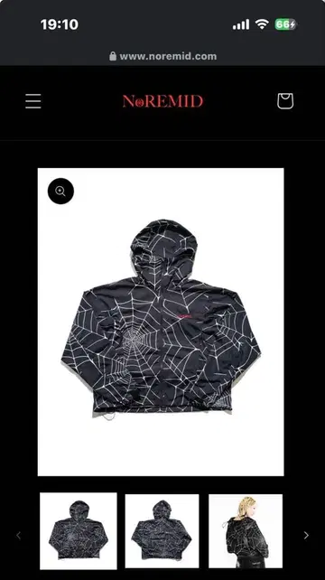 노리밋 스파이더 자켓 M