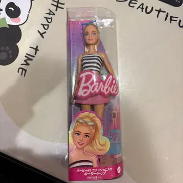 바비 인형 본체 스트라이프 상의