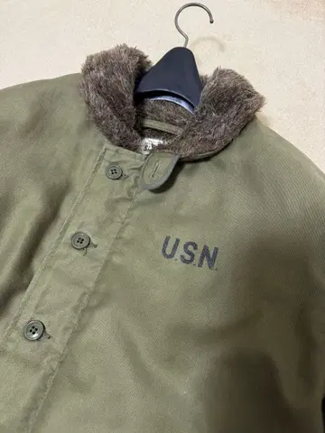 HOUSTON N-1 덱 자켓 사이즈 42 올리브 휴스턴