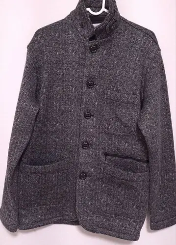 비밍 by 빔즈 헤링본 프린트 플리스 자켓