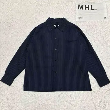 MHL 코튼 스트라이프 셔츠 M