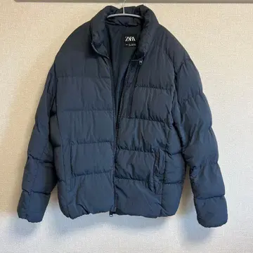 ZARA 자라 다운 자켓 다운 네이비 L 사이즈