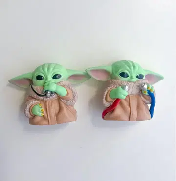 그로구 피규어 2체 세트