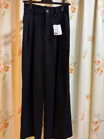 fennel 와이드 팬츠 블랙 블랙