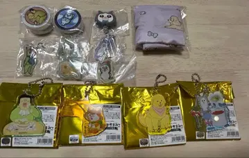 마메키치마메코 메지루시 참 스마트폰 그립 앞머리 클립 에코백