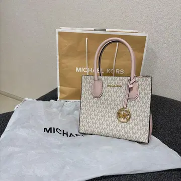 MICHAEL KORS 숄더백 화이트/핑크