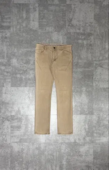 넘버나인 SS07 베이지 하트눈물 데님 청바지 3 x 30