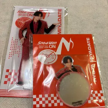 SnowMan 미야타테 료타 ON 굿즈 미러 스티커 아크릴 스탠드