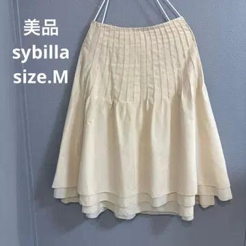 새상품급 sybilla 시빌라 내추럴 스커트
