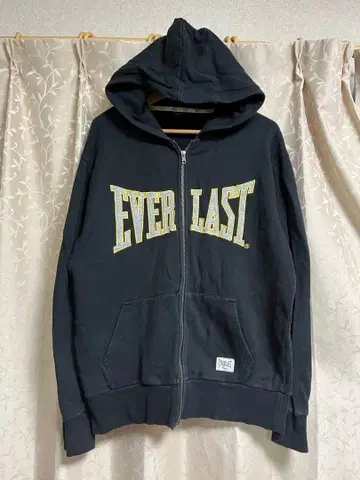 EVERLAST 후드 부착 후드티 블랙
