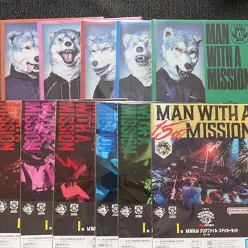 제일복권 맨위즈 I상 클리어 파일 스티커 전 11종 컴프 2