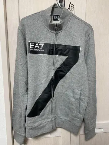 EA7 엠포리오 아르마니 그레이 후드티