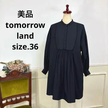 새상품급 tomorrow land 원피스 블랙 심플