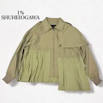 1% SHUHEIOGAWA 비대칭 포인트 프릴 숏 블루종