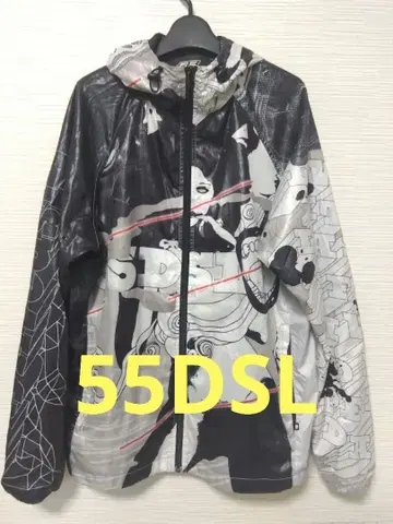 55DSL 그래픽 프린트 나일론 자켓 M