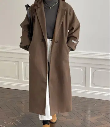 소매 접힘 체스터 코트