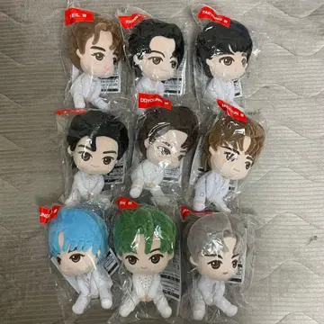 제일복권 NCT127 NEO CITY 봉제 인형 9체 컴플리트 세트