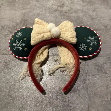 겨울용 머리띠 눈꽃 디자인