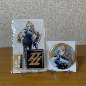 GIGO 한정판 젠레스 존 제로 아크릴 스탠드 캔뱃지 앨리스