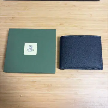 [ 새상품 미사용 ] CYPRIS 이단 접이식 지갑 네이비