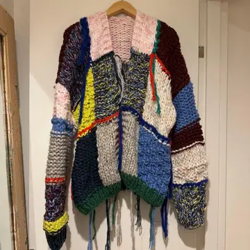 rose 구매 니트 가디건 미사용품