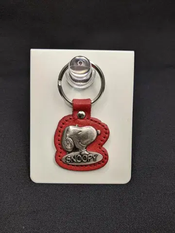 스누피 가죽 키링 USJ