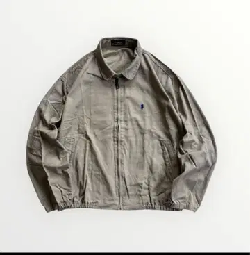 올리브 베이지 점퍼/블루종