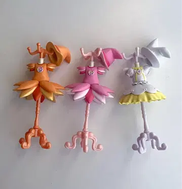 오쟈마녀 도레미 의상 피규어 3체 세트