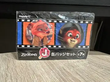 주토피아 HAPPY 복권 J상 캔뱃지 닉