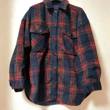 MILKFED. 체크 무늬 플란넬 셔츠 자켓