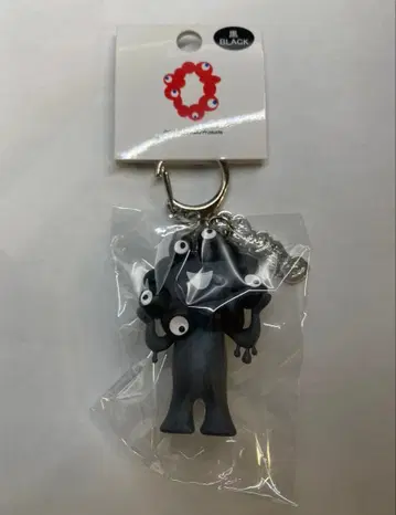 블랙 미야쿠미야쿠 PVC 키링 플레이트 포함 블랙