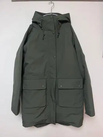 파타고니아 우먼 모즈 코트 후드 부착