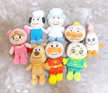 프리티 빈즈 호빵맨 봉제 인형 세트 모음