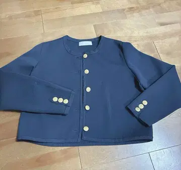 컨디션 최상 셀포드 네이비 노카라 자켓 프리 사이즈