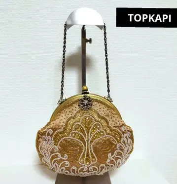 TOPKAPI 탑카피 파티 백 비즈 가마구치 백