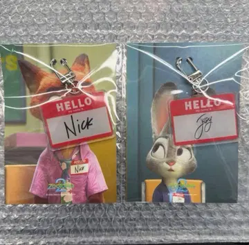 주토피아2 영화 입장객 특전 한국 한정판 6주차 키링