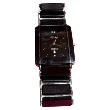 TECNIS 블랙 쿼츠 손목시계