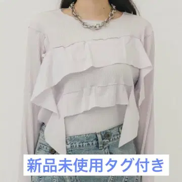 kotohayokozawa 코토하요코자와 todo 웨이브 롱 슬리브 탑