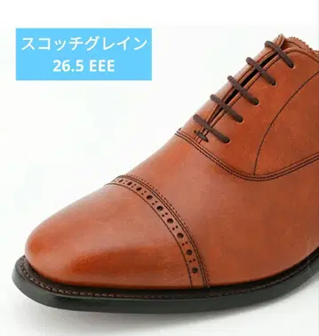 미사용 새상품 스코치 그레인 3536 26.5cm 폭 EEE 브라운