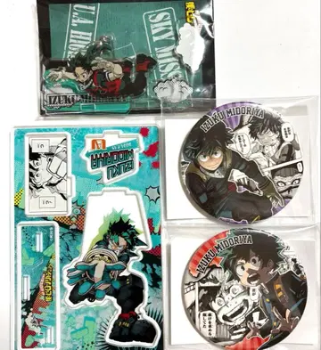 미도리야 이즈쿠 아크릴 스탠드 배지 세트