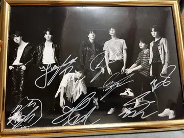 BTS 미니 포스터 친필 사인 포함