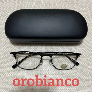[새상품] orobianco 오로비안코 패션 안경 안경 프레임 블랙