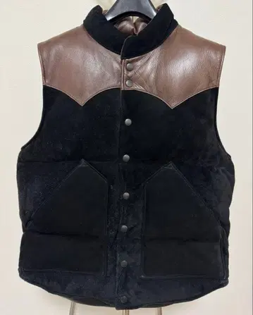 Y'2 LEATHER 와이투레더 38 가죽 다운 베스트