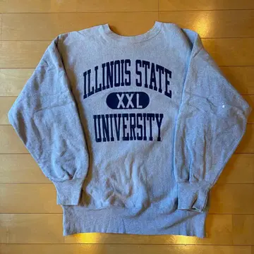 90s 챔피온 리버스 위브 3단 프린트 XL 그레이