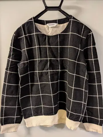 DIGAWEL 체크 무늬 스웨터 사이즈 1